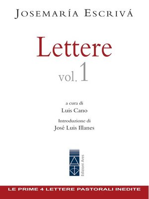 cover image of Lettere Volume 1